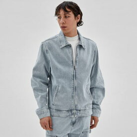 ゲス GUESS Originals Herringbone Zip Denim Jacket （F7WL） アウター デニムジャケット