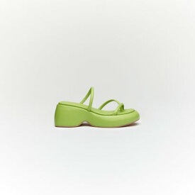 VISTA LEATHER SANDALS （LIME GREEN）