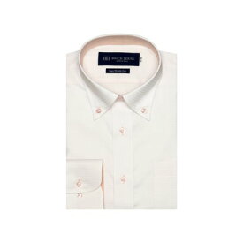 トーキョーシャツ TOKYO SHIRTS 【超形態安定】 ボタンダウンカラー 長袖 ワイシャツ （ピンク）