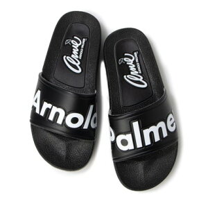 アーニーアーノルドパーマー arnie arnold palmer アーノルドパーマー ビッグロゴ スライド シャワーサンダル (BLACK)