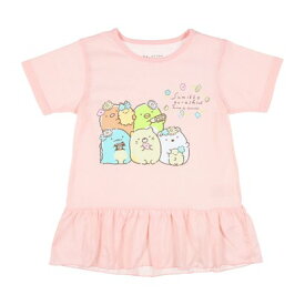 ファインプラス FINE PLUS ジュニア 半袖Tシャツ スミッコグラシ GIRLS コトリッコ裾フリルT 22863130 （13.PNK）