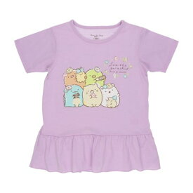 ファインプラス FINE PLUS ジュニア 半袖Tシャツ スミッコグラシ GIRLS コトリッコ裾フリルT 22863130 （40.PPL）