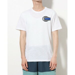 プーマ PUMA メンズ 半袖機能Tシャツ MENS GRAPHIC SS Tシャツ (SLOGAN)_ 523751 (プーマ ホワイト)