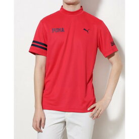 プーマ PUMA メンズ ゴルフ 半袖シャツ エラベルモックネック 623560 （RED）