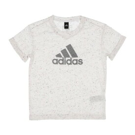 アディダス adidas ジュニア 半袖Tシャツ YG FI BOS Tシャツ IC0107 （ホワイトメランジ/グレーフォー）