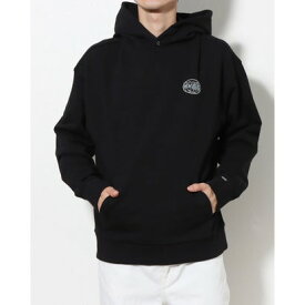 ゲス GUESS Downtown Embroidered Snap Hoodie （BLK）