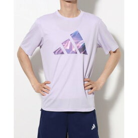 アディダス adidas メンズ 半袖機能Tシャツ M HIIT グラフィック Tシャツ IB7920 （シルバードーン/ブラック）