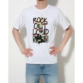 ディズニー Disney メンズ 半袖Tシャツ コットンROCKミッキーTシャツ DN-9C12023TS （WHITE）