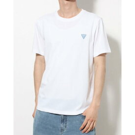 ゲス GUESS Mini Denim Triangle Logo Tee （WHT）