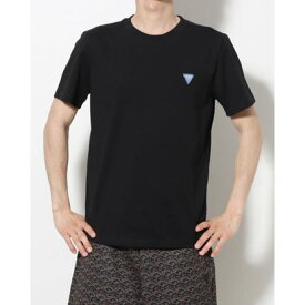 ゲス GUESS Mini Denim Triangle Logo Tee （BLK） ロゴTシャツ