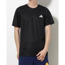 アディダス adidas メンズ 半袖機能Tシャツ M TR-ES BASE Tシャツ IC7428 （ブラック/ホワイト）