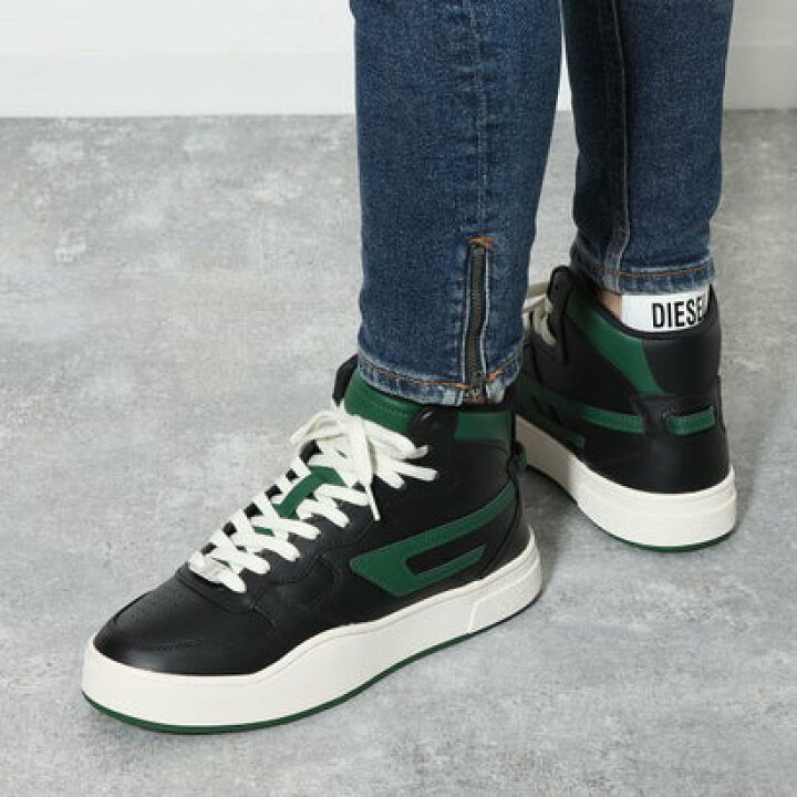 楽天市場】ディーゼル DIESEL ハイカットスニーカー （BLACK 