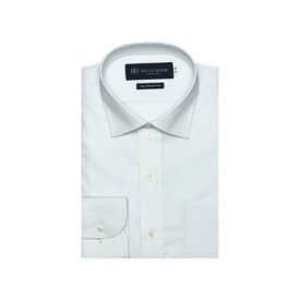 トーキョーシャツ TOKYO SHIRTS 【超形態安定】 ワイドカラー 長袖 形態安定 ワイシャツ （ブルー）