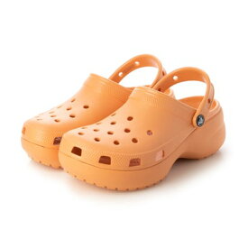 クロックス crocs クロッグサンダル クラシック プラットフォーム クロッグ ウィメン 206750-83E （PAPAYA）