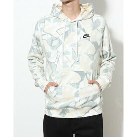 ナイキ NIKE メンズ スウェットパーカー ナイキ クラブ+ FT プルオーバー L/S フーディ AOP DX0792034 （LIGHT SILVER/PHANTOM/BLACK）