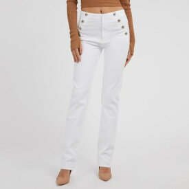 ゲス GUESS Lula White Straight Jeans （G011） デニムパンツ ストレートジーンズ レディース