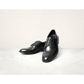 ギオネ GUIONNET ビジネスシューズ メンズ 日本製 ビジネス ストレートチップ ウイングチップ 革靴 紳士靴 レザー ドレスシューズ 靴 大きいサイズ カジュアル （プレーントゥ(NOIR)）