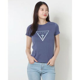 ゲス GUESS Denim Emboss Triangle Tee （DPR） Tシャツ レディース