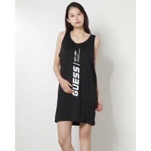 �Q�X GUESS Logo Ceara Tank Top Dress �iJBLK�j �����s�[�X �h���X