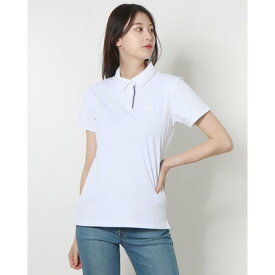 ゲス GUESS Logo Polo Shirt （WHT）