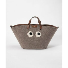 アニヤハインドマーチ Anya Hindmarch 5050925172912 トートバッグ Felt Eyes Tote レディース バッグ フェルト アイズ トート リサイクル （ナチュラル）