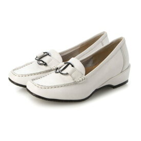 アンナマリア ANNA MALIA 本革 やわらか 飾りモカシン （ホワイト）