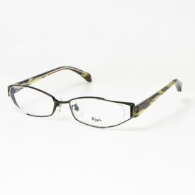 リップル RIPPLE メガネ 眼鏡 アイウェア レディース メンズ （マットブラック/グリーン）