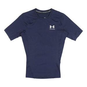 A_[A[}[ UNDER ARMOUR Y tBbglX RvbVCi[ UA HG ARMOUR COMP SS 1361518 iMidnight Navy / / Whitej