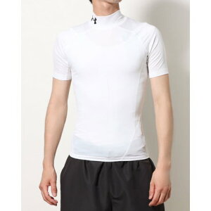 A_[A[}[ UNDER ARMOUR Y tBbglX RvbVCi[ UA HG ARMOUR COMP MOCK SS 1372586 iWhite / / Blackj