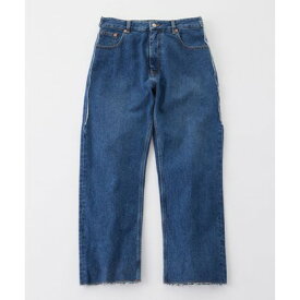 エムエムシックス メゾン マルジェラ MM6 Maison Margiela S52LA0137 S30828 パンツ レディース ボトムス デニム クロップドジーンズ ジーパン （ライトキャスト）