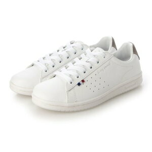 ルコックスポルティフ le coq sportif LA ROLAND SL レディーススニーカー(LAローランSL) QL1VJC02WG ホワイト/グレー 231102 (ホワイト×グレー)