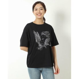 ニューバランス New Balance レディース 半袖Tシャツ THE CITYグラフィックTシャツ AWT35163 （ブラック）