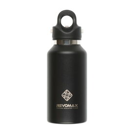 レボマックス REVOMAX 12oz VACUUM INSULATED FLASK 水筒 355ml 真空断熱ボトル【返品不可商品】 （Onyx Black）
