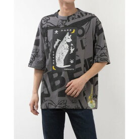 デシグアル Desigual PABLO Tシャツショートスリーブ （グレー/ブラック）
