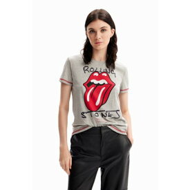 デシグアル Desigual The Rolling Stones Tシャツ （グレー/ブラック）