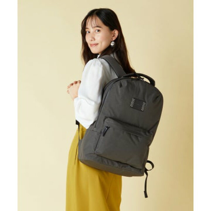com - ヴィーガンヴュー veganview VV004-01 10 crinkle nylon backpack Msize ブラック 通販 全品無料配達