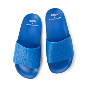 �����b�T melissa MELISSA SLIDE + MARC JACOBS AD �iBLUE�j