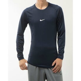 ナイキ NIKE メンズ フィットネス 長袖コンプレッションインナー ナイキ NP DF L/S タイト トップ FB7920451 （オブシディアン/ホワイト）