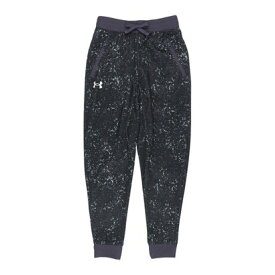 アンダーアーマー UNDER ARMOUR ジュニア ジャージパンツ UAペナント ノベルティ パンツ 1362479 （Black White）