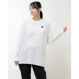 アンダーアーマー UNDER ARMOUR レディース 長袖Tシャツ UAヘビーウェイト テキストロゴ ロングスリーブTシャツ 1384111 （White / /）