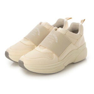 ルコックスポルティフ le coq sportif 厚底チャンキーベルトスニーカー(LCS ブローニュ SP) (ベージュ)