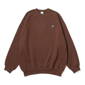 ケボズ KEBOZ BB SMALL WAPPEN SWEAT CREWNECK BROWN 22FW （BROWN）