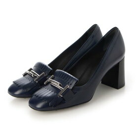 トッズ TOD'S フリンジ ビットパンプス （BLUE）