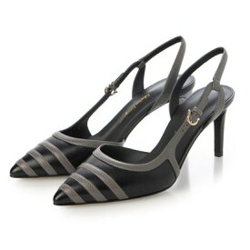 サルバトーレフェラガモ Salvatore Ferragamo Dual Color Slingback （GREY/BLACK）