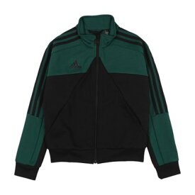 アディダス adidas ジュニア 長袖ジャージジャケット U TIRO トラックトップ HY4217 （カレッジグリーン/ブラック）