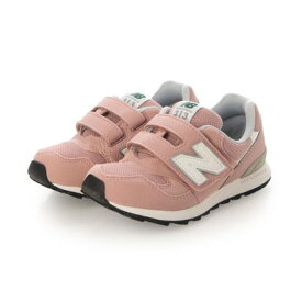 ニューバランス New Balance キッズ スニーカー 子供靴 面ファスナー PO313 (ピンク)