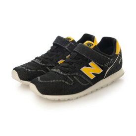 ニューバランス New Balance キッズ スニーカー 子供靴 面ファスナー YV373 (ブラック)