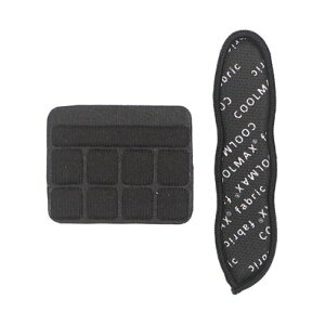 エクリベルタ EQULIBERTA イージス・イージスポロバイザー・サイドカーボンヘルメット ダイヤル部パッド&あご紐パッド セット (他)