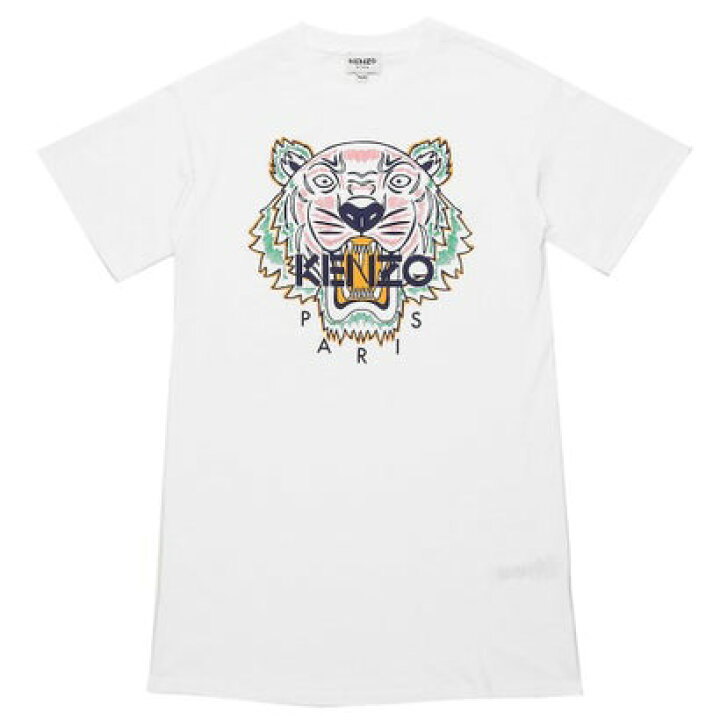 楽天市場】ケンゾー KENZO ワンピース Tシャツ プリントT ホワイト  