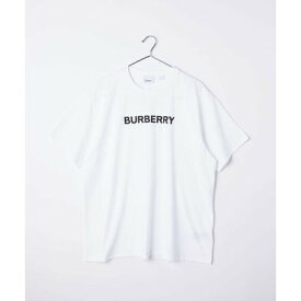 バーバリー BURBERRY 8055309 Tシャツ メンズ 半袖 コットン クルーネック カットソー クルーネック オーバーサイズ HARRISTON ホワイト XS S M L XL （ホワイト）